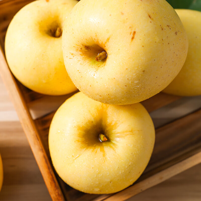 Joy Tree Shandong Golden Venus Apple Freckled Apple 3kg 8-10 pieces gift box fresh fruit