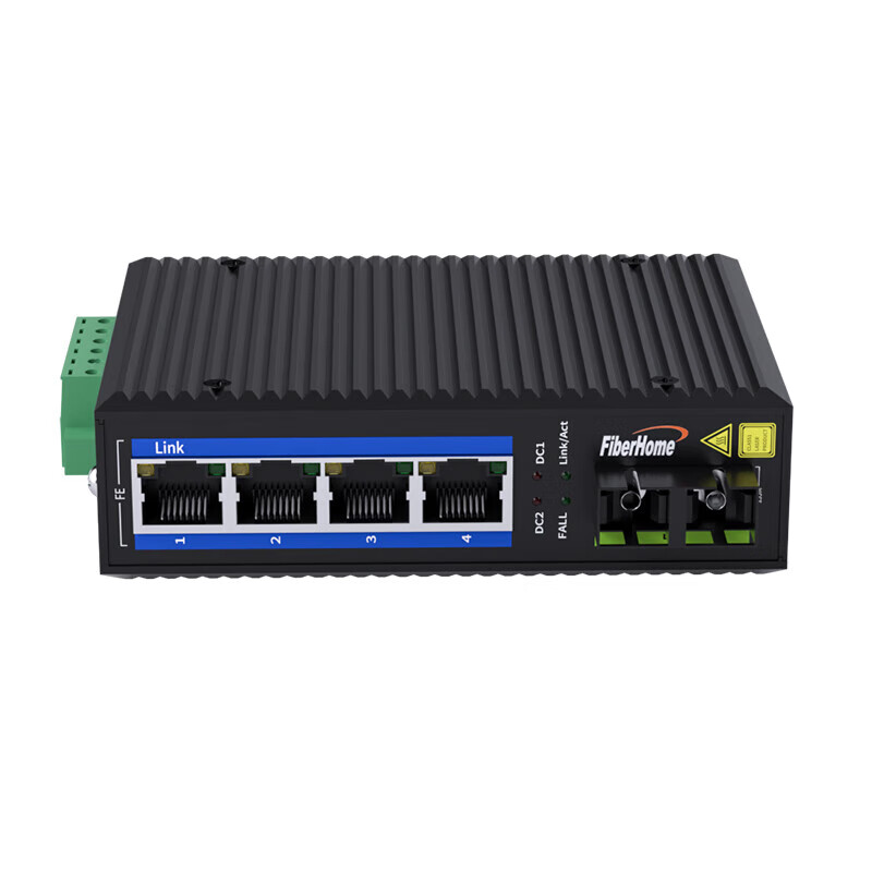 Industrial-grade single-mode dual-fiber 100M fiber optic transceiver Gigabit photoelectric converter single-mode optical fiber transceiver OL100CI-02B-11 single-mode dual-fiber 100M transceiver