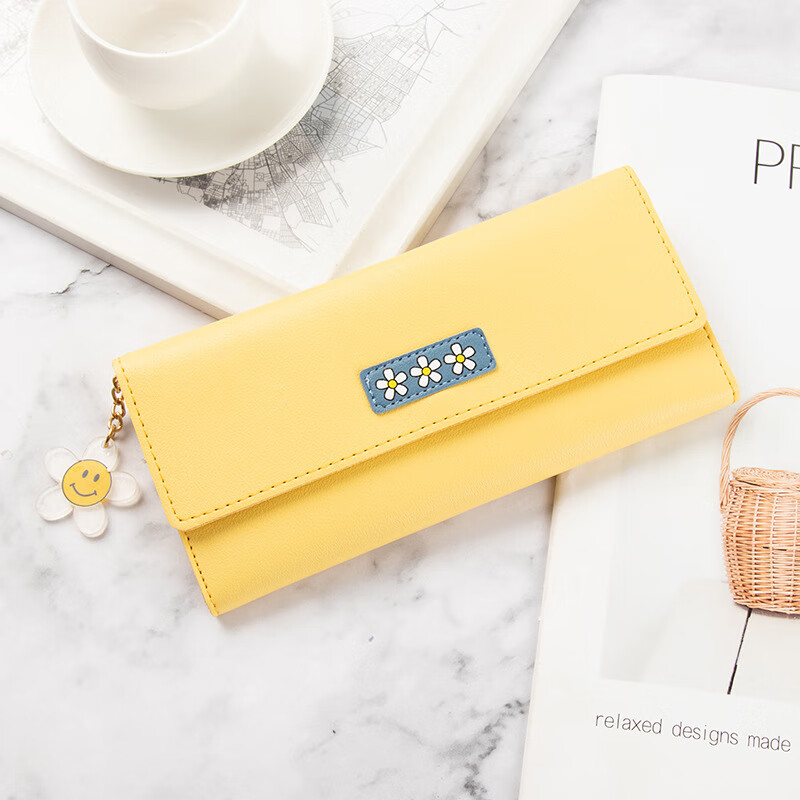 SHU GUO ER New Wallet Women's Long Style Simple Small Fresh Cute Student Large Capacity Multiple Card Slots Student Clutch Women Pink