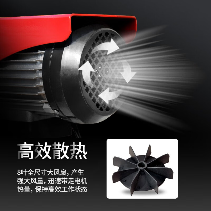 Hangge conjoined mini electric hoist 220V with sports car small mobile crane household hoist lifting crane wireless remote control PA1000*12 meters electric conjoined