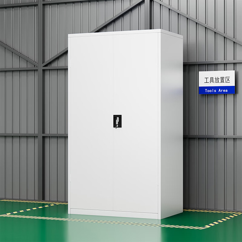 Kington tool cabinet workshop heavy tool storage cabinet with hanging plate hardware parts cabinet tool storage locker D type white (including basic accessories)