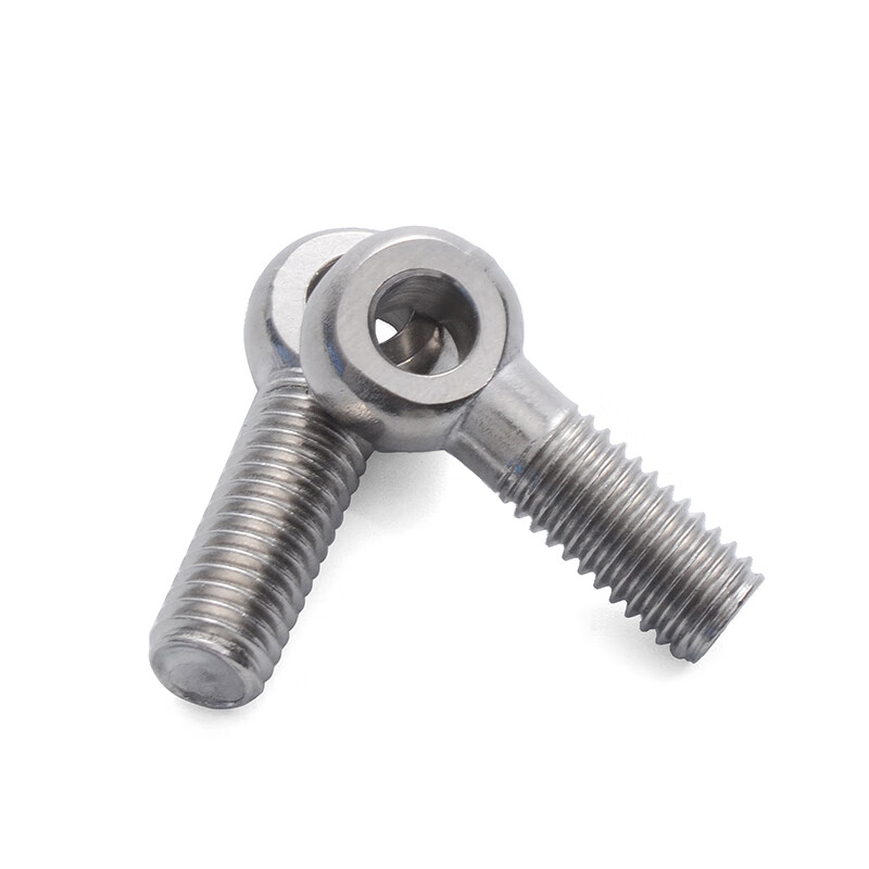Jinggong M5M6M8 304 stainless steel live joint screw, live joint screw, slip knot screw, lifting ring, fish eye screw, hole bolt, M20*190 (1 piece), thread length 80