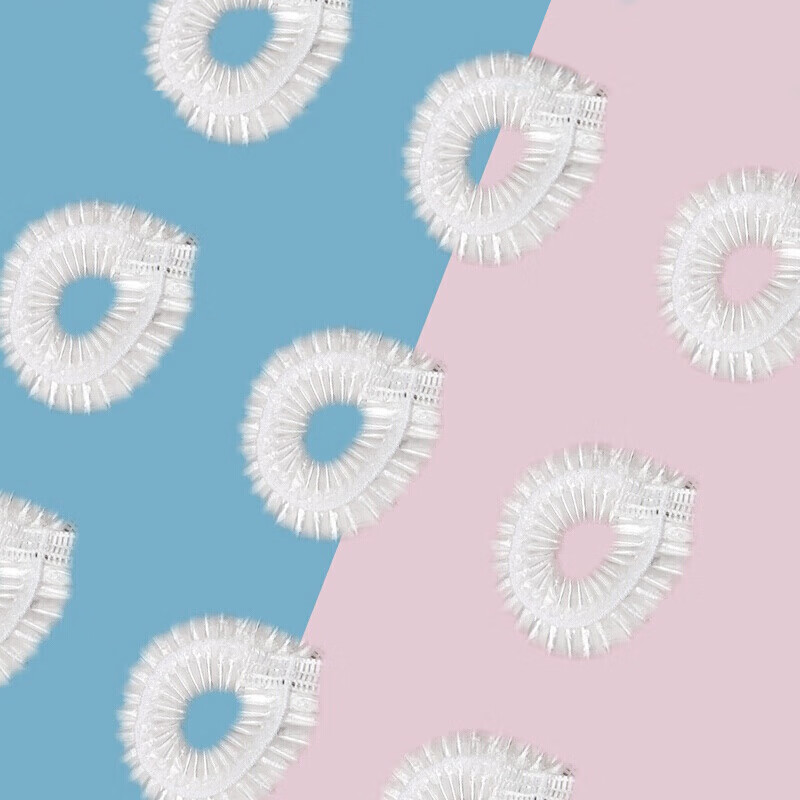 JAJALIN disposable shower cap 100 pieces, work hood, waterproof and oil-proof, kitchen oil-proof cap for bathing and showering