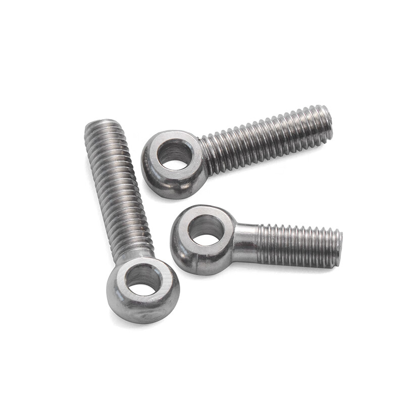 Jinggong M5M6M8 304 stainless steel live joint screw, live joint screw, slip knot screw, lifting ring, fish eye screw, hole bolt, M20*190 (1 piece), thread length 80