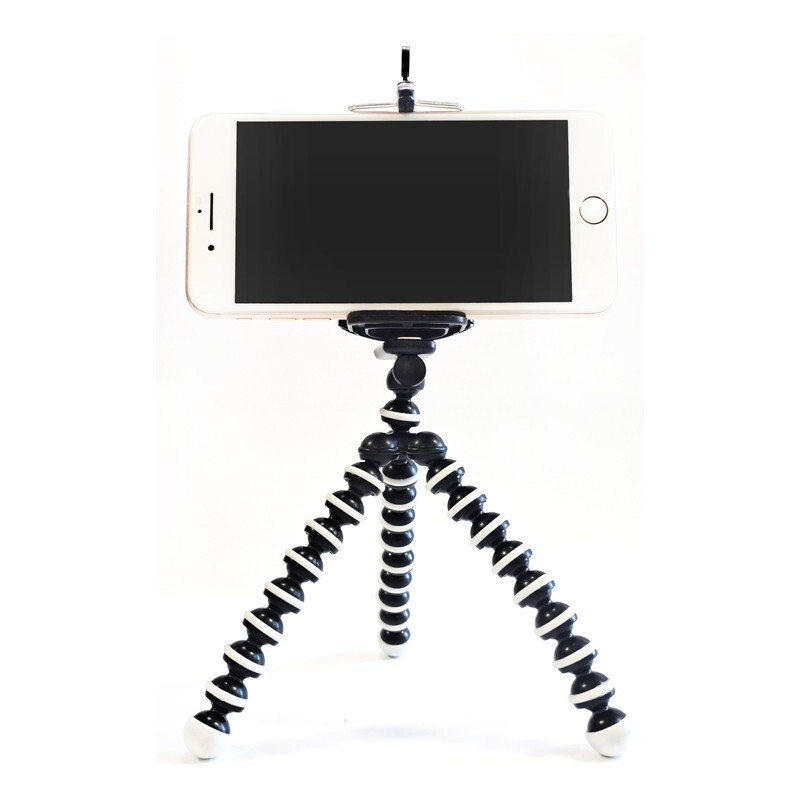 Morning Traveler EM-120 Octopus Desktop Tripod Mobile Selfie Vlog Short Video Tripod Internet Celebrity Live Broadcast Multifunctional Portable Mini Stand