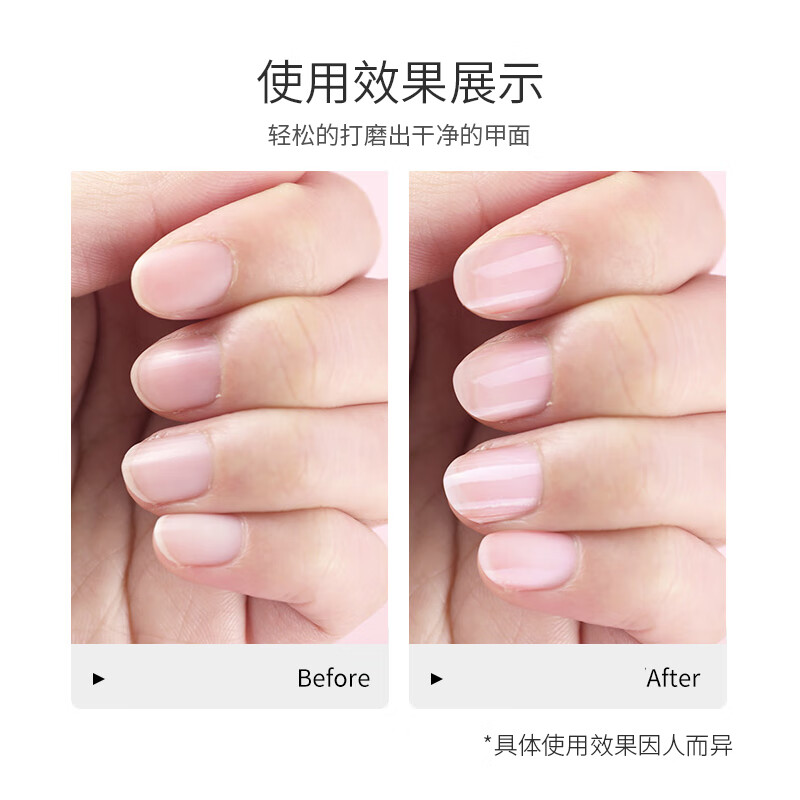 UPLUS 7-sided frosted nail file, 3 manicure polishing strips, nail polishing strips, sponge polishing strips, finger file strips