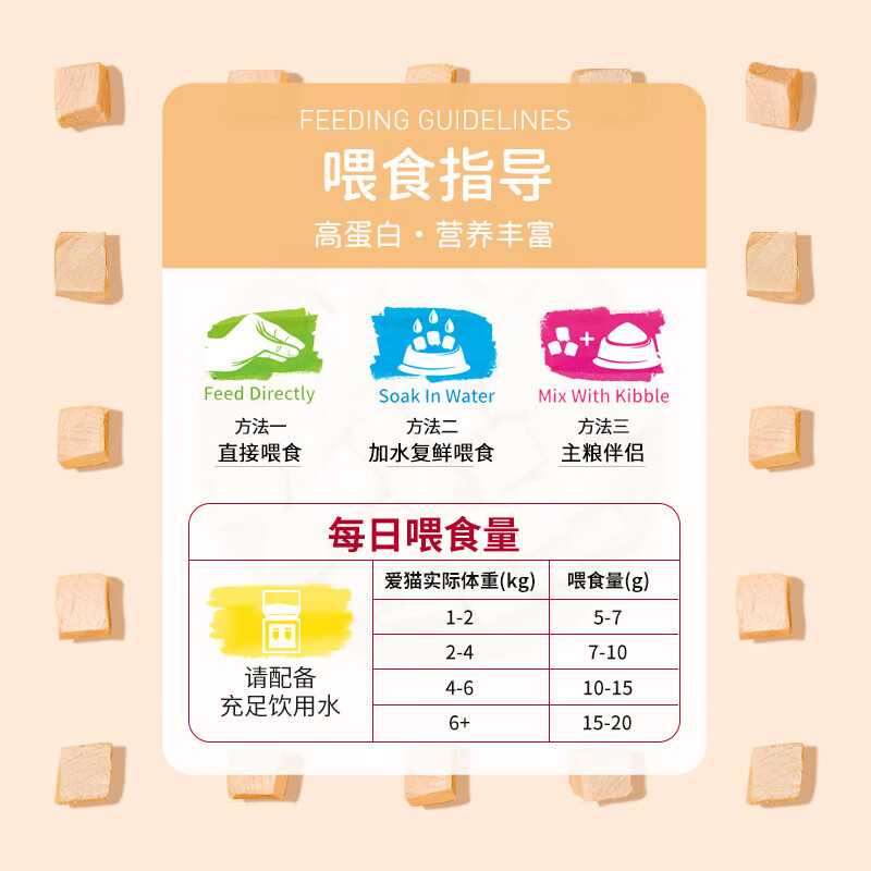 RANOVA freeze-dried chicken 70g pet freeze-dried food snacks cat freeze-dried snacks cat food