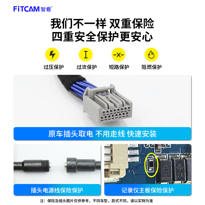 Zhikan is suitable for Toyota Highlander, Camry, Asia Dragon, Ralink, Corolla, RAV4 land release dedicated driving recorder. 23-24 models of new Corolla/Ralink/Lingshang + free 64G