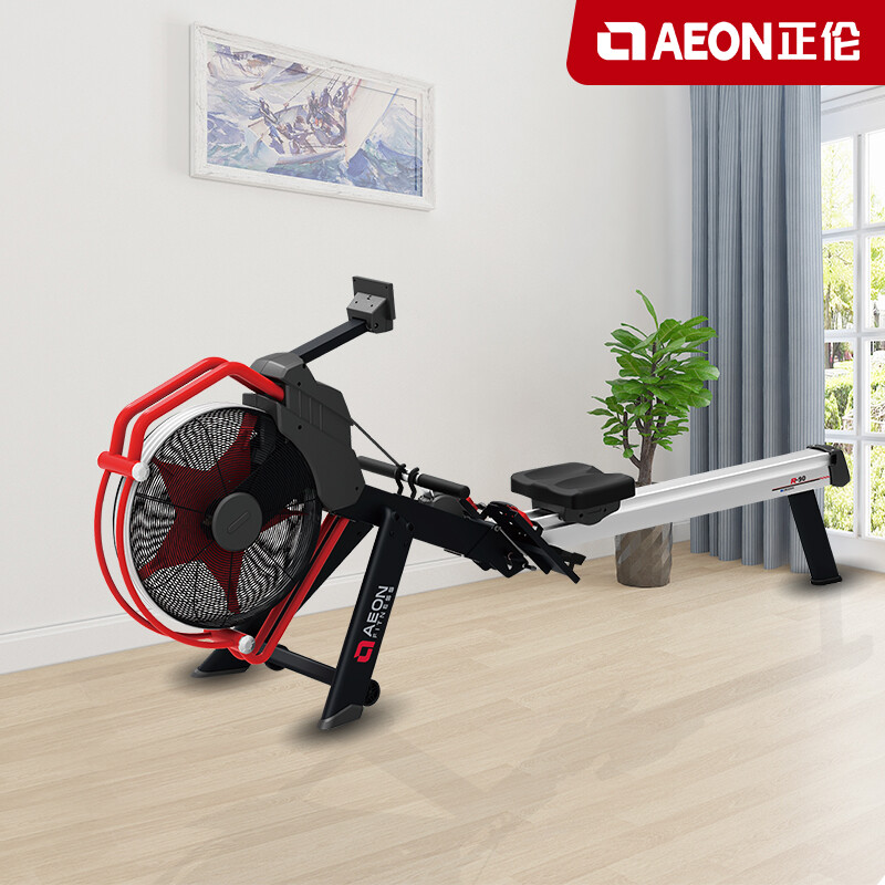 Zhenglun R90 commercial rowing machine, magnetic resistance and wind resistance rowing machine, gym equipment
