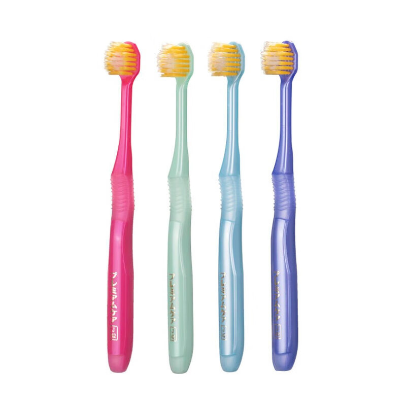 EBISU imported adult toothbrush luxury care tartar removal 6-row super small head toothbrush 1 random color