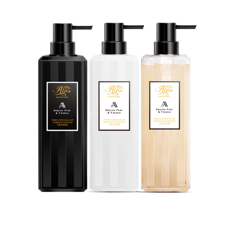 Xia Bai Yalian Xia Bai Yalian AL Freesia Shampoo Snow Orchid Shower Gel Oil Control Smooth and Fluffy Perfume Fragrance ALPAALIN Freesia Wash and Body Set 400ml