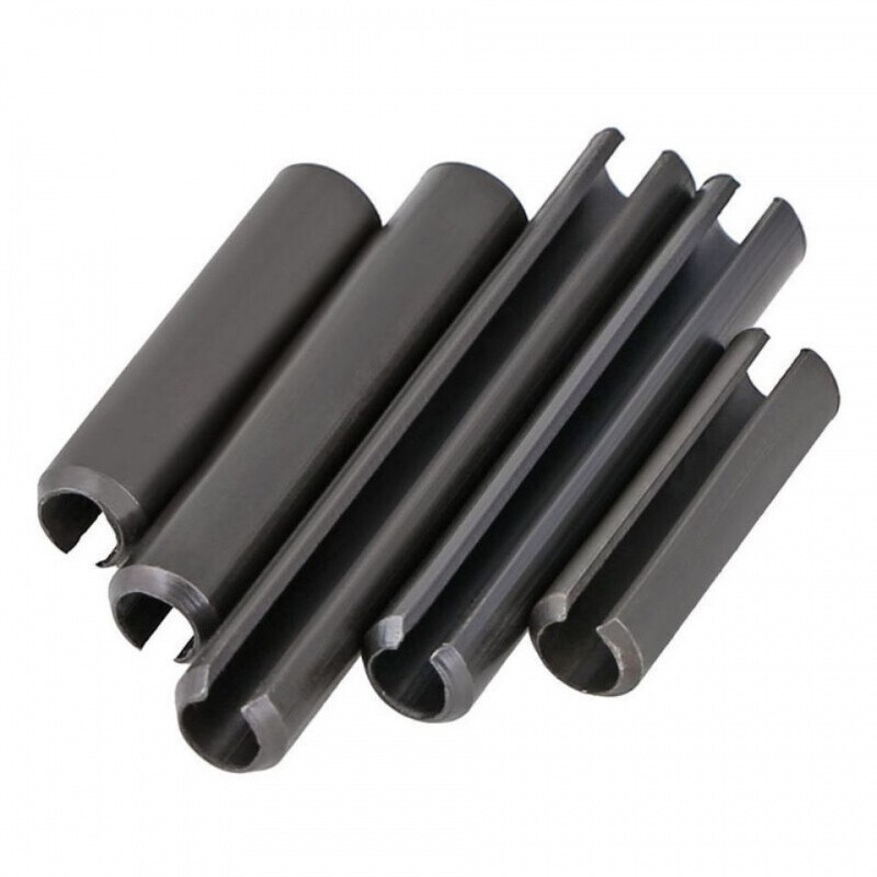 Taishilon customized elastic cylindrical pin 65 manganese steel positioning pin stainless steel split pin black elastic pin set box hollow pin large set (8/10)