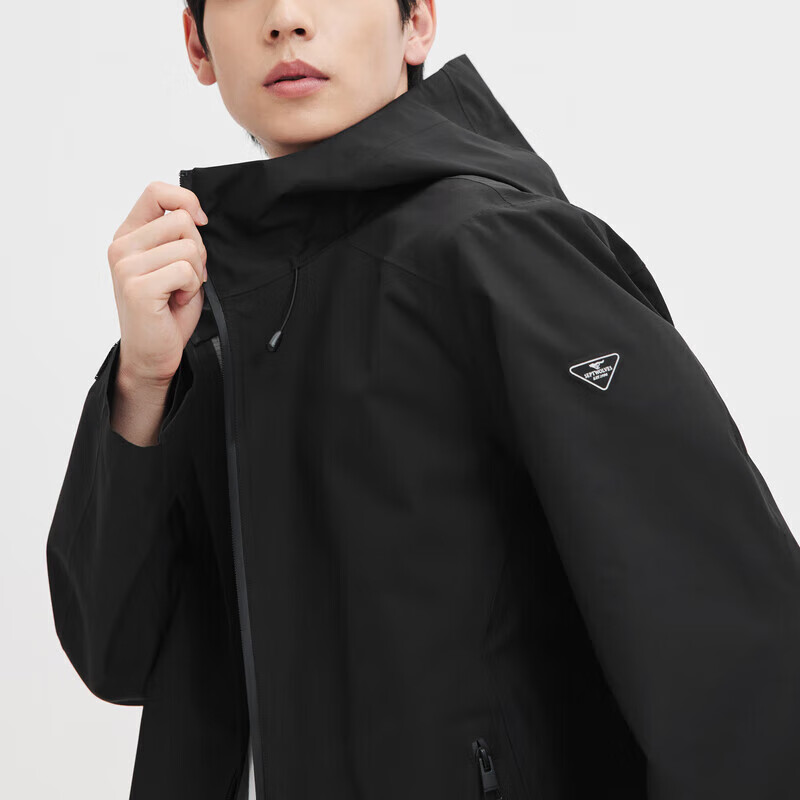 Septwolves Jacket Men's Jacket Three-Proof Technology Soft Shell Hooded Jacket Outdoor Sports Commuting Versatile and Comfortable Men's Clothing