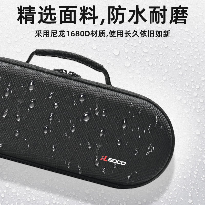 RLSOCO is suitable for Dyson HD16 storage bag smart hair dryer Supersonic protective box DYSON hair dryer hard bag HD16 set storage bag (bag only) black