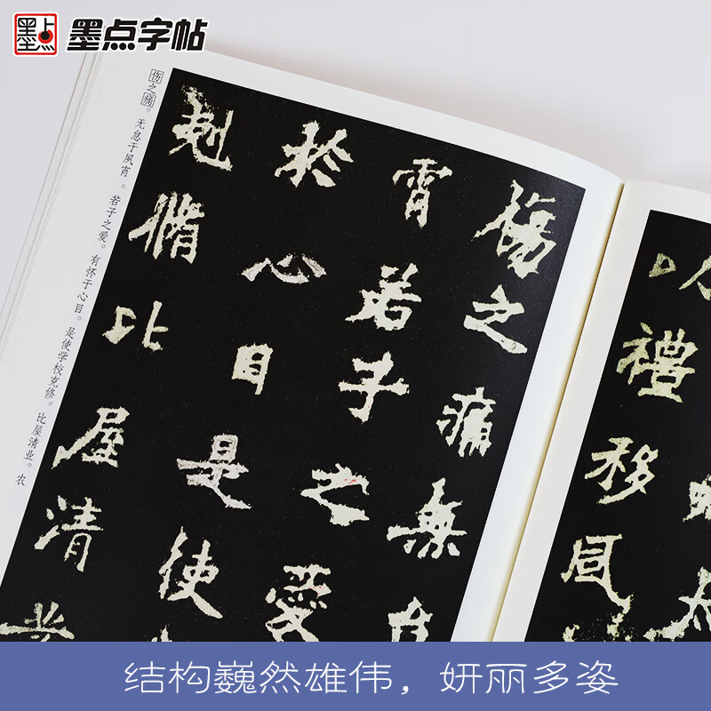Ink dot calligraphy, Wei Stele Zhang Zhang Menglong Stele passed down from generation to generation, selected inscriptions for adult beginners, introductory tutorial book on brush calligraphy and regular script, Wei Stele calligraphy copybook