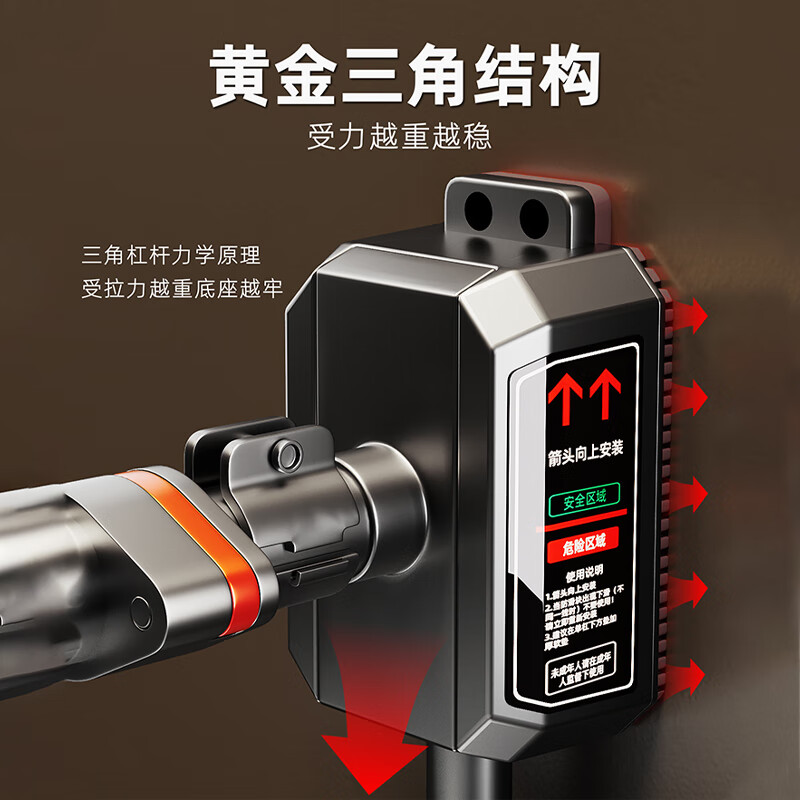 Maifeite horizontal bar pull-up device indoor household punch-free single pole door family door frame fitness boom children 96-130cm wall distance installation-tenth generation