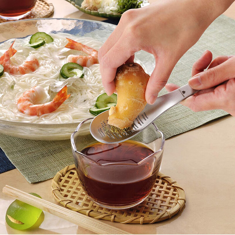 Coco House Japan UCHICOOK stainless steel ginger grinding spoon ginger garlic grinding grinder grinding spoon