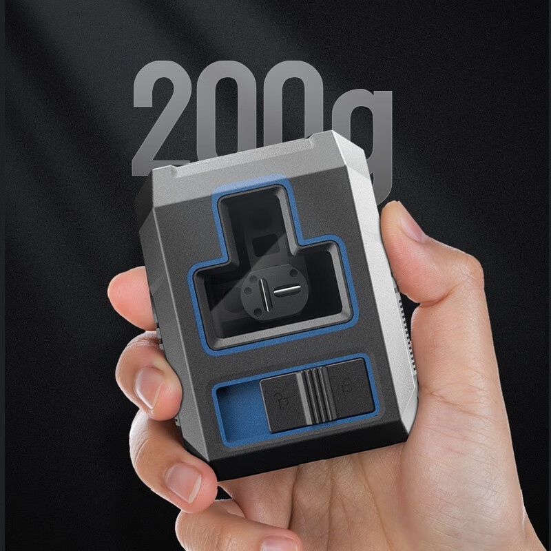 Dongcheng Green Laser Line Projection Level Meter High-Precision Strong Light Thin Line Outdoor Mini Leveling Meter FF10-11B Two-Line Level Meter