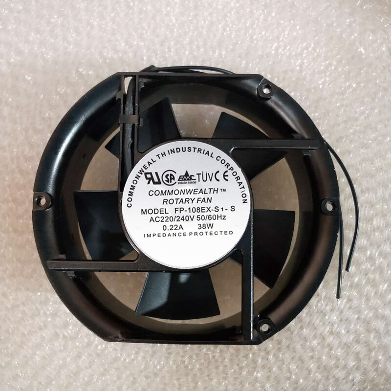 FP-108EX-S1-B/S axial flow fan 220V 0.22A 38W cabinet cooling fan 17CM 17251 Zhengfang 108EX-S1-S 220V oil-containing