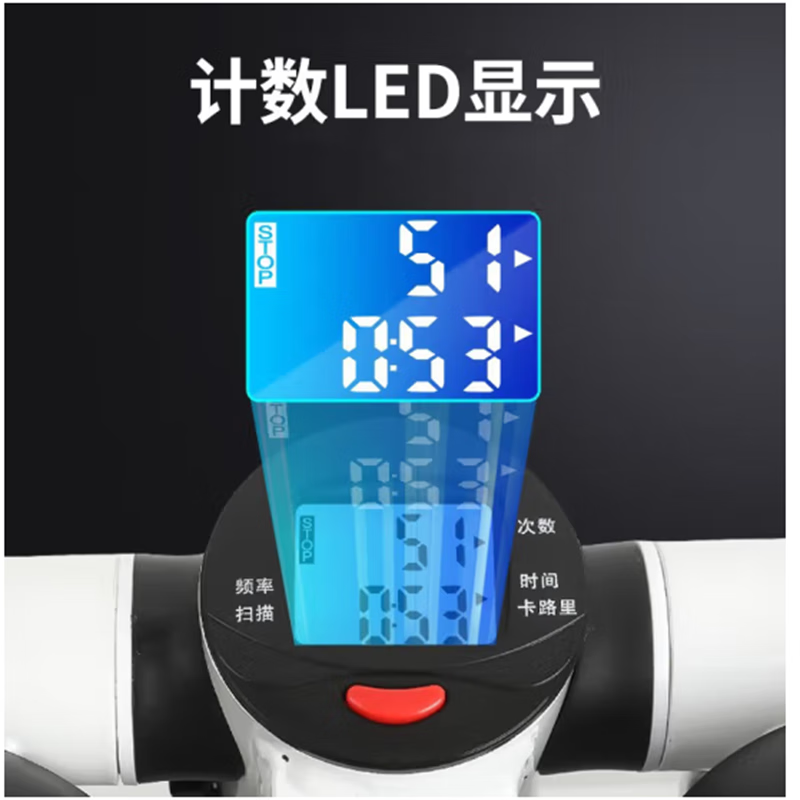 Jianyan household stepper, female silent weight loss artifact, in-situ mountaineering stepper, sports fitness equipment, small stepper, upgraded hydraulic load-bearing classic black and white