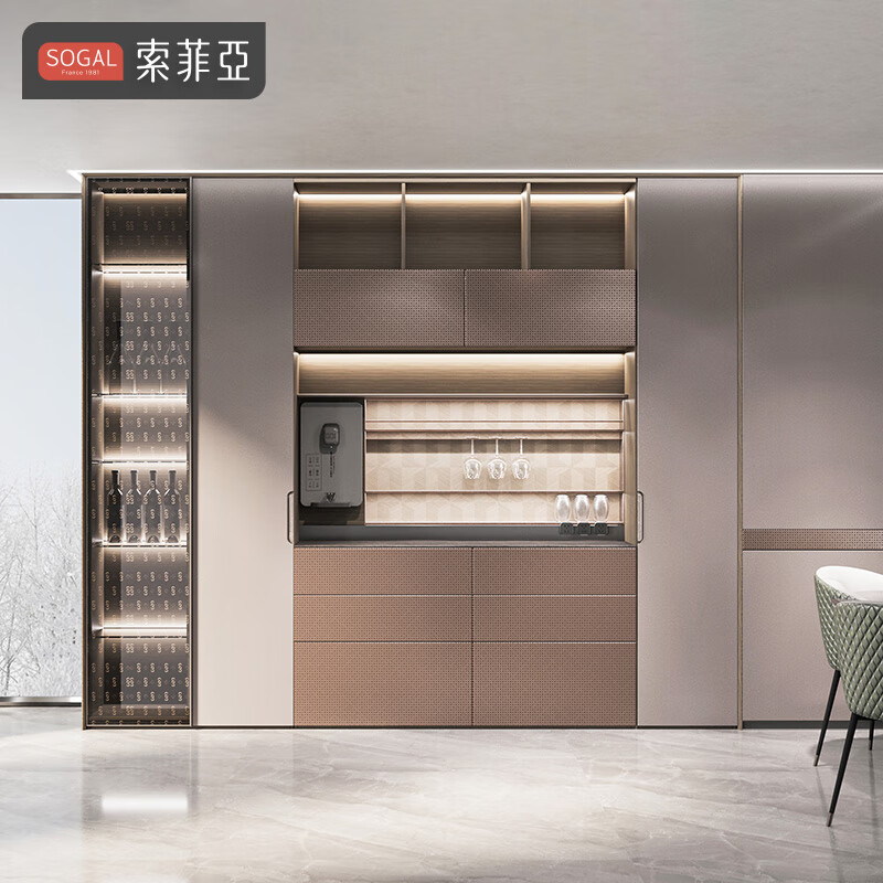 Sophia bedroom wardrobe light luxury master bedroom furniture large wardrobe swing door storage cloakroom whole house custom wardrobe cabinet custom gold