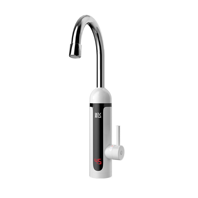 Xinfei (Frestec) electric hot water faucet instant hot rapid heating electric hot water faucet kitchen water heater tap water bathroom digital display lower water inlet electroplating white digital display lower water inlet + ordinary plug