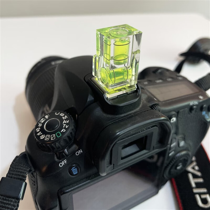 Camera 3D hot shoe level photography pan/tilt level bubble balance ruler bead SLR micro single frame leveler 3D