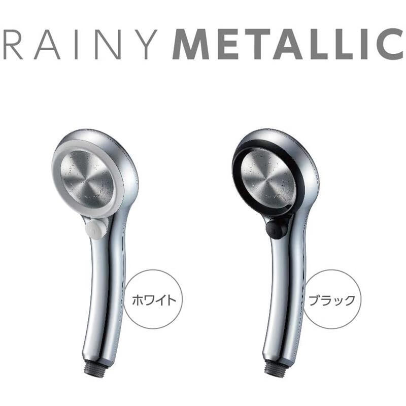 SANEI Japanese original Sanei Sanei fine water shower handheld pressurized water-saving shower head 50% water saving rate simple design PS313-81XA-C metal texture white