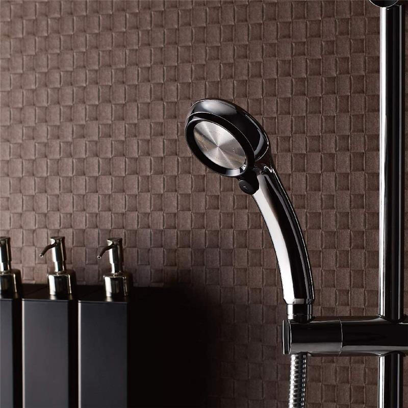 SANEI Japanese original Sanei Sanei fine water shower handheld pressurized water-saving shower head 50% water saving rate simple design PS313-81XA-C metal texture white