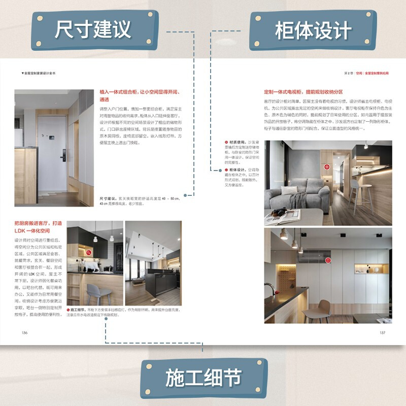 Self-operated and free shipping, a complete book on customized home design for the whole house (a practical guide to custom cabinet design to overcome residential storage problems)
