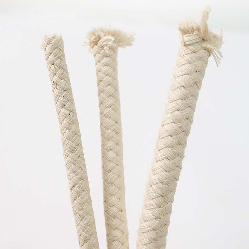 Hasdick Beijing Warehouse Delivery Wax Flag Rope Flag Rope Flagpole Lift Rope Bundling Rope Clothes Cotton Rope 6mm*100m HKL-68