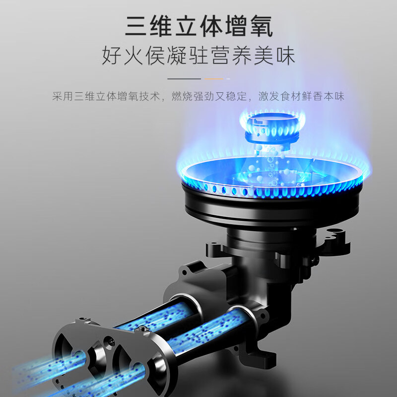 Casarte Xiaoxuanfeng gas stove natural gas Languang stove white versatile 5.2kw high power 72% high thermal efficiency stacked flame fierce fire trade-in stove CDZ5U9