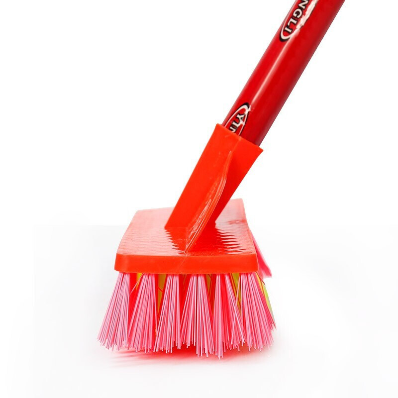 Lingxiang long-handled hard-bristled brush for bathroom, bathroom, toilet floor brush, floor brush, kitchen brush, wall brush and floor brush