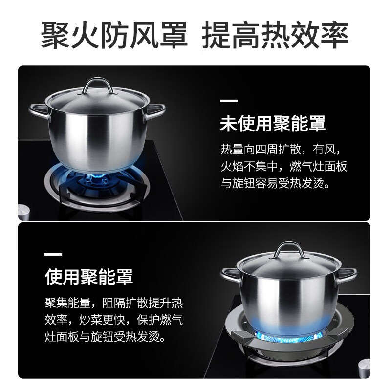 Maixiu thickened cast iron windshield gathers fire and saves energy. Household gas-saving energy-gathering plate. Universal gas stove windshield. Gas stove. Four-claw universal. Comes with milk pot holder. Windproof, fire-collecting and energy-saving.