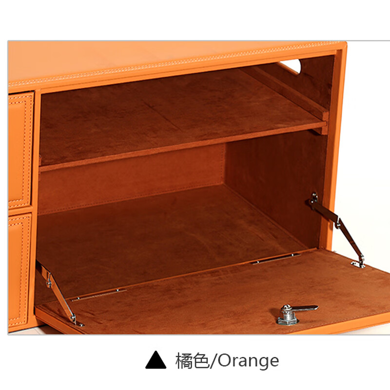 Likani suitable for BMW X5 trunk storage box X6 X7 X3 X1 5 series 7 series 6 series GT car storage box password password model coffee color Nappa leather