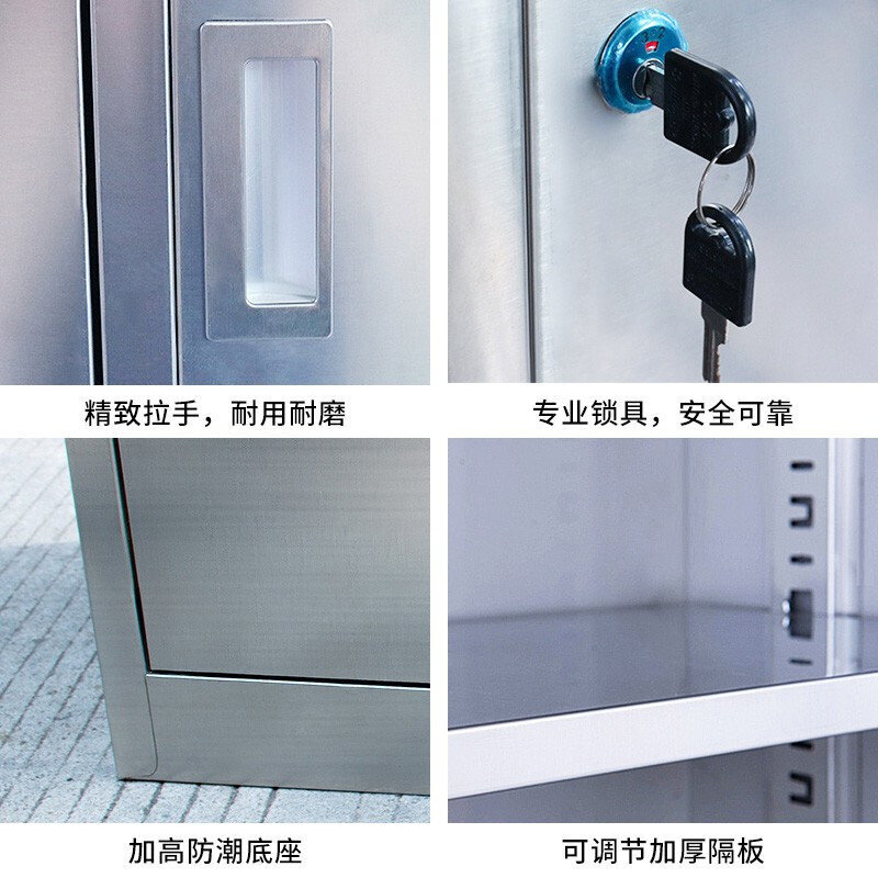 Hanhe stainless steel fire cabinet micro fire station fire equipment cabinet fire tools 201 stainless steel 1800*900*400 Tongbo