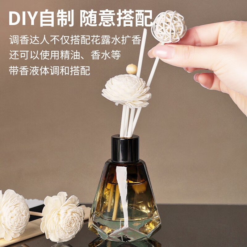 Bingyou Volatile Stick Black and White Mixed 26-piece Set Toilet Water Expansion Stick Fireless Aromatherapy Essential Oil Perfume Rattan Fragrance Stick