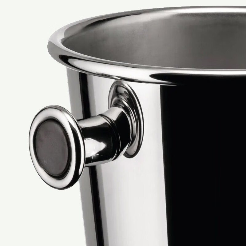 Alessi Ice Bucket Stainless Steel Champagne Bucket Red Wine Wine Ice Cube Ice Bucket Italian Imported Cold Water Bucket 5051 Ice Bucket