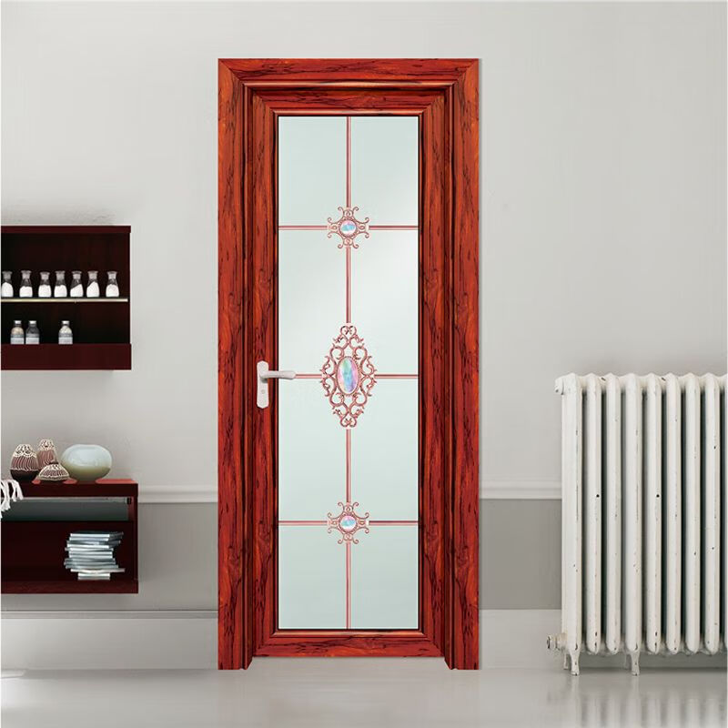 Vinoa bathroom door single door toilet door aluminum alloy door Changhong glass door toilet door shower room door flat door Please provide specific dimensions when ordering customized products