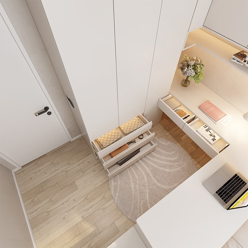 Mag Mag Mag cream style bedroom cabinet customization small apartment study youth room tatami room overall customization prepayment