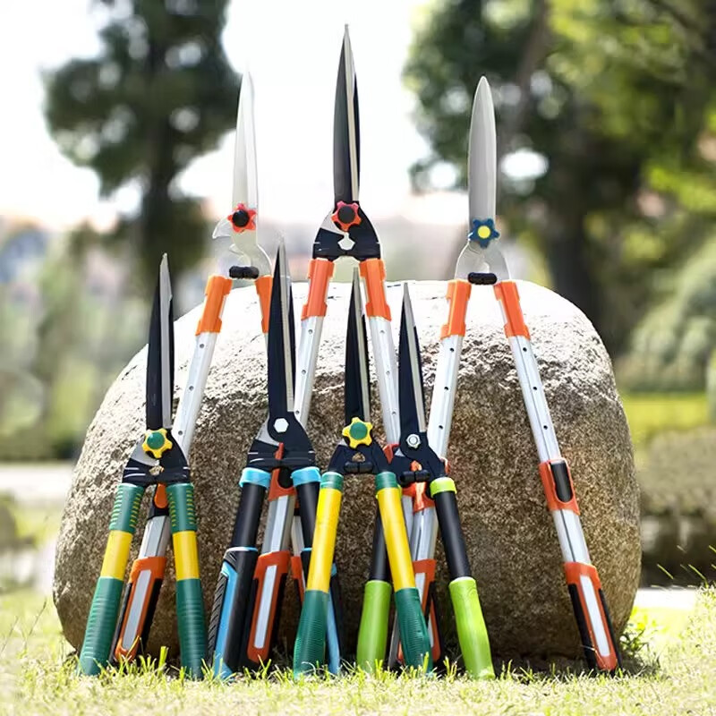 Jingyouyu German Seiko Gardening Scissors Fruit Branch Garden Lawn Pruning Shears Landscaping Tools Hedge Shears Upgraded Series - Standard Straight Blade Telescopic Style