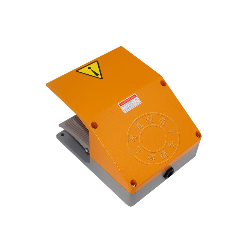 Foot switch YDT1-18/15/16/17 double double foot switch silver point aluminum shell bending shearing machine YDT1-15 yellow