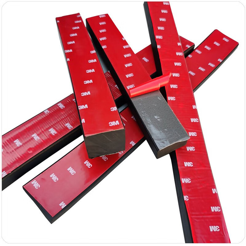 Yili Weizhen self-adhesive rubber strip flat strip solid rubber sealing strip glass shock-absorbing buffer strip anti-slip rubber gasket waterproof wear-resistant and pressure-resistant Thickness 5mm * width 10mm Price per meter