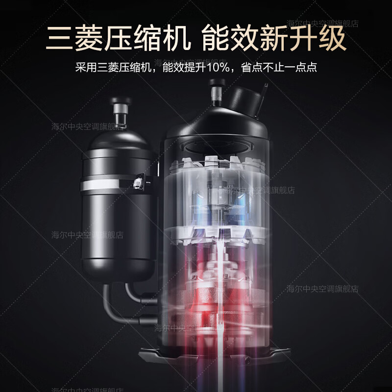 Haier 15% off Haier Zhizun+ central air conditioner one-to-four household multi-split one-to-three new first-class energy efficiency slim indoor unit full DC frequency conversion heating and cooling 6 HP one-to-four Zhizun+