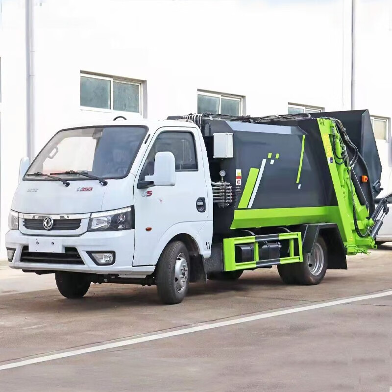 Zhongxiangyun 4 cubic compressed garbage truck blue brand camp area municipal domestic garbage transfer truck property community garbage removal truck environmental sanitation cleaning truck Tuyi compressed garbage truck