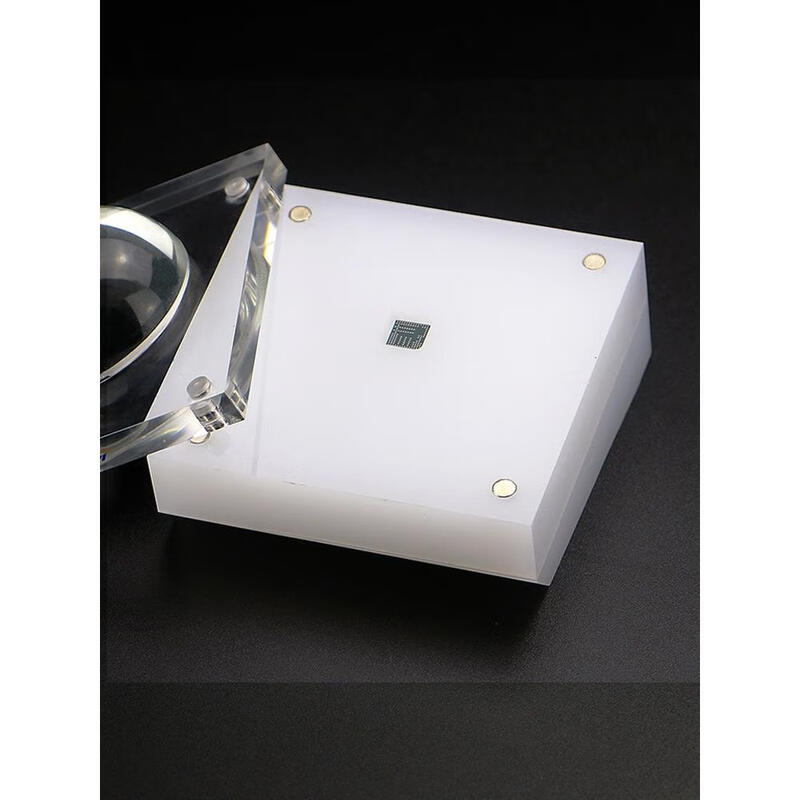 Electronic chip display stand customized crystal circuit integrated board acrylic transparent display stand magnification effect customized size