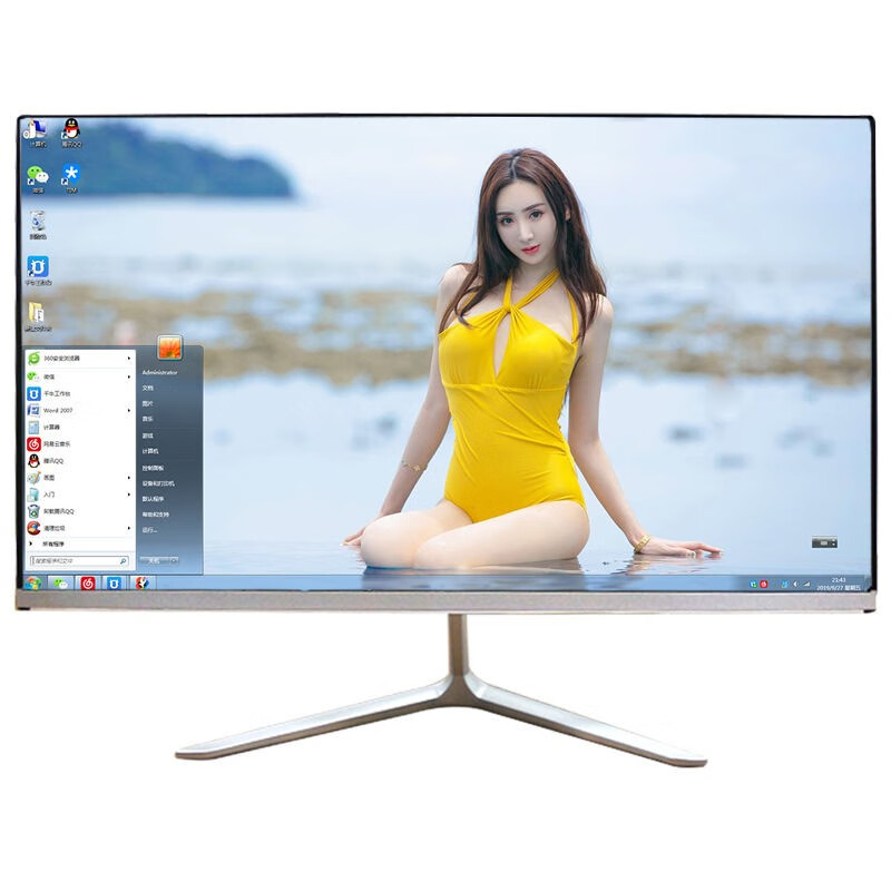 Shengjis all-in-one computer 12th generation Core i5i7 quad-core 16G large memory independent display office design business stock trading online class game e-sports LOL chicken eating quasi-new machine 22-inch flat i5-2410/8g/128g package 5