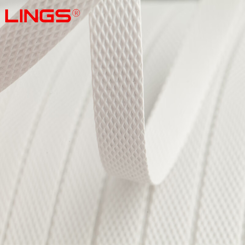 LINGS semi-automatic PP packing tape 1208 hot melt packing tape special hot melt packaging tape for semi-automatic and fully automatic baling machine plastic PP manual strapping tape