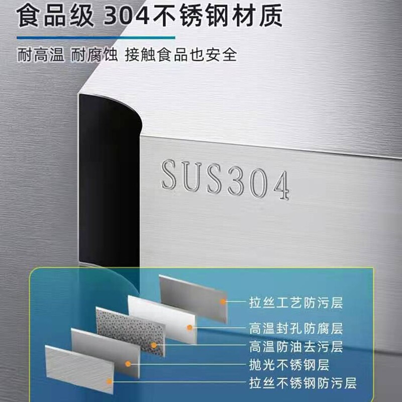 Yisuhe raised countertop with fence 304 stainless steel kitchen rack floor-standing storage microwave oven storage shelf 304 with fence two layers 60 meters high upgraded thickened version length 90 width 40