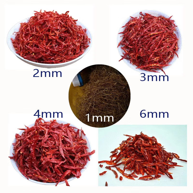 Zhulong pepper shredding machine lotus leaf tangerine peel tofu skin shredding machine household shredding machine 1 mm 550W motor